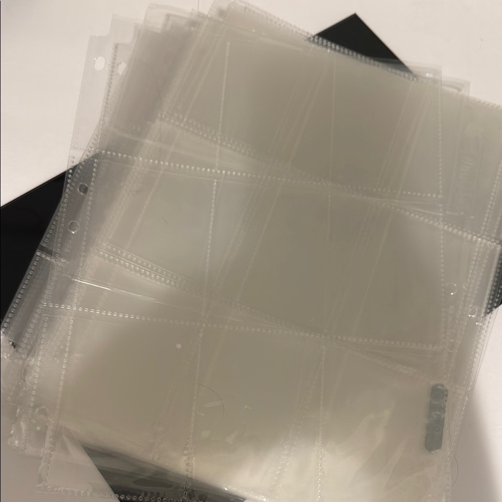 Clear Plastic Binder Sleeves